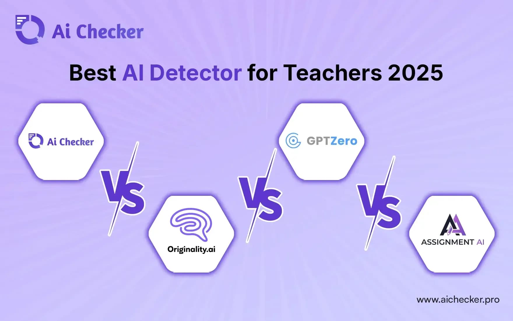 Best AI Detector for Teachers 2025: Comparison of AIchecker, Originality.ai, GPTZero & Assignmentgpt.ai