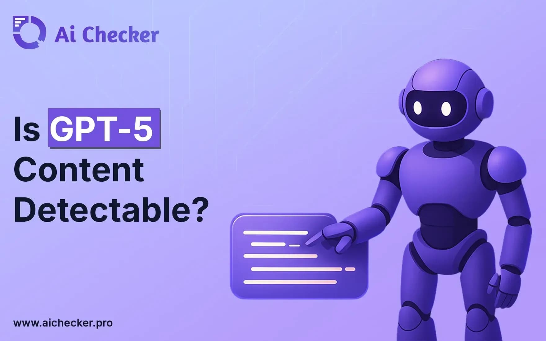 Is GPT-5 Content Detectable?