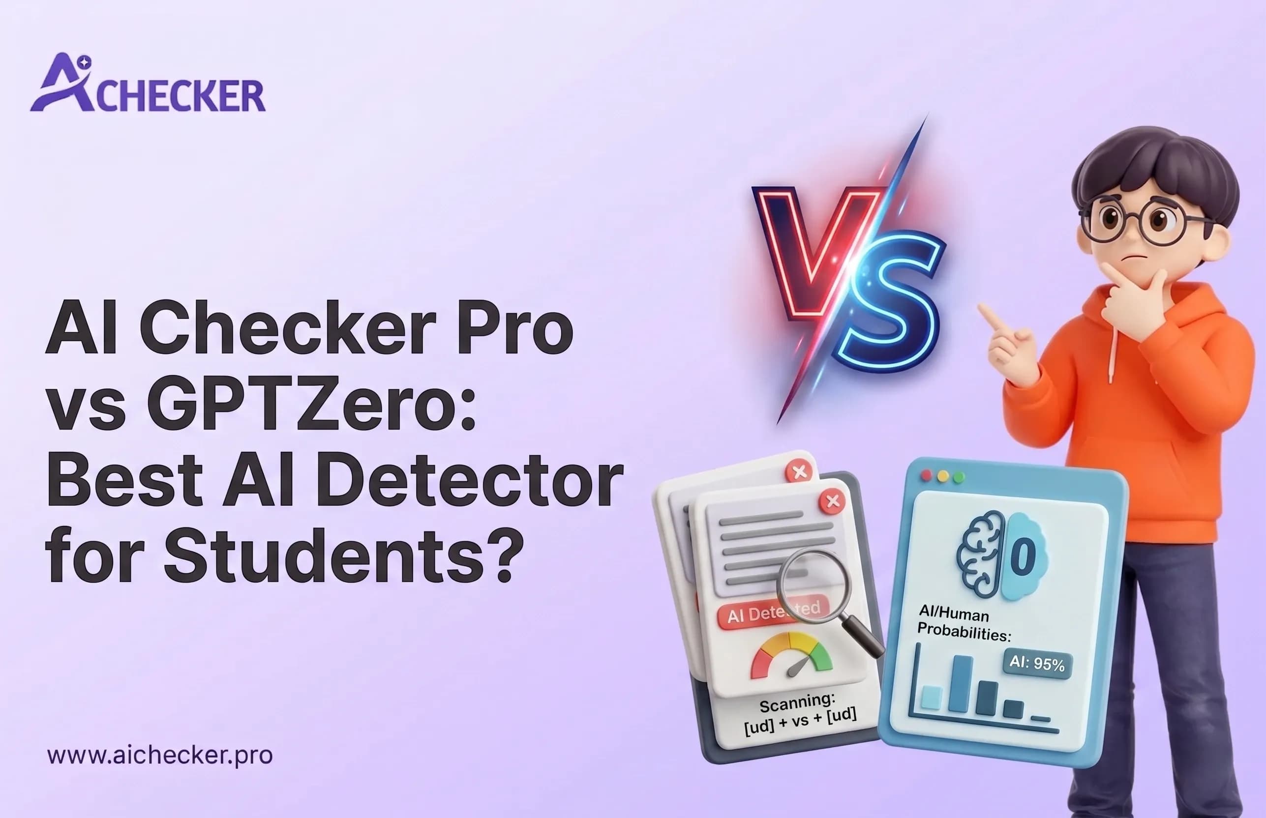 AI Checker Pro vs GPTZero: Best AI Detector for Students?