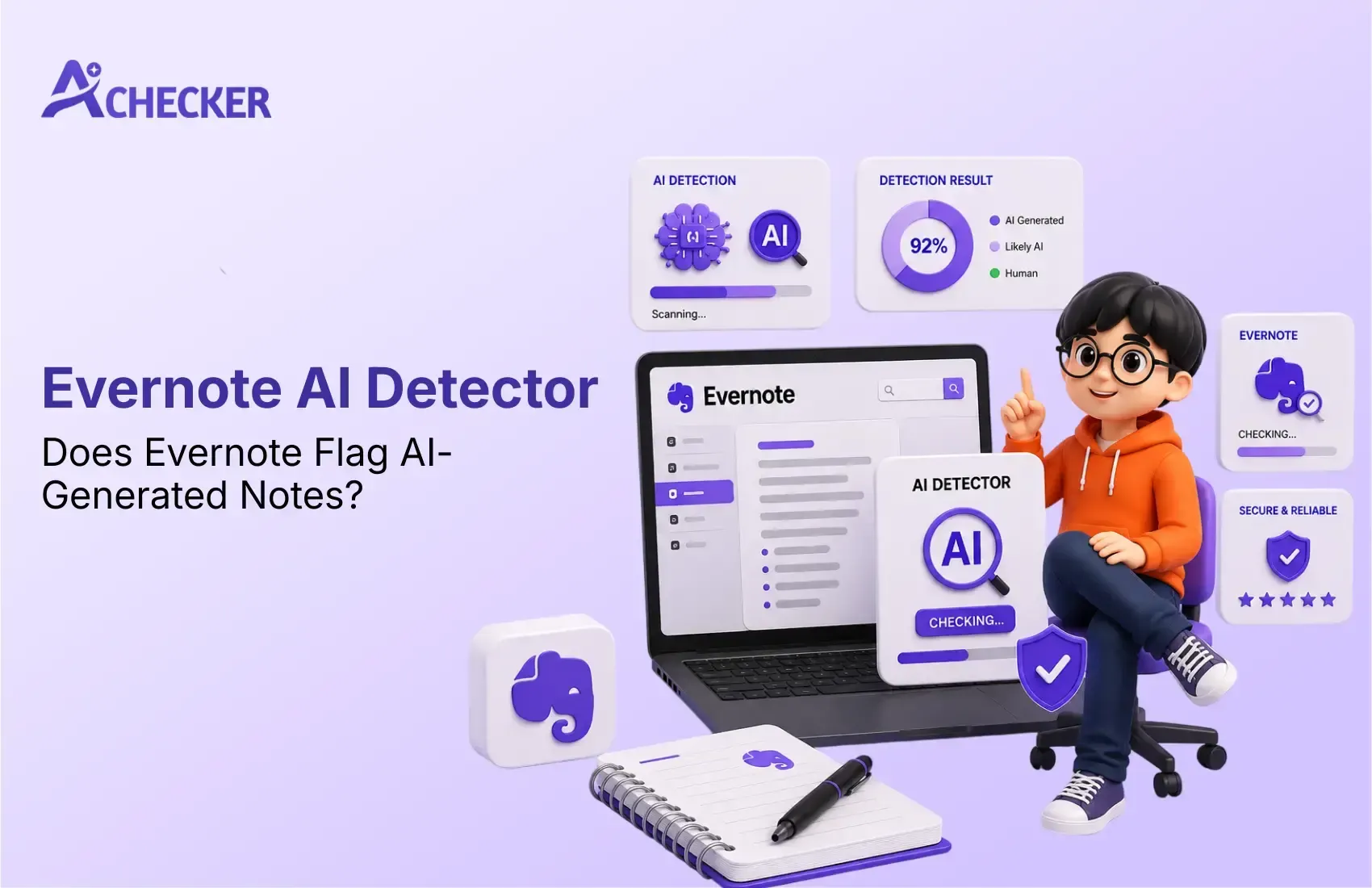 Evernote AI Detector: Does Evernote Flag AI-Generated Notes? (2026 Guide)
