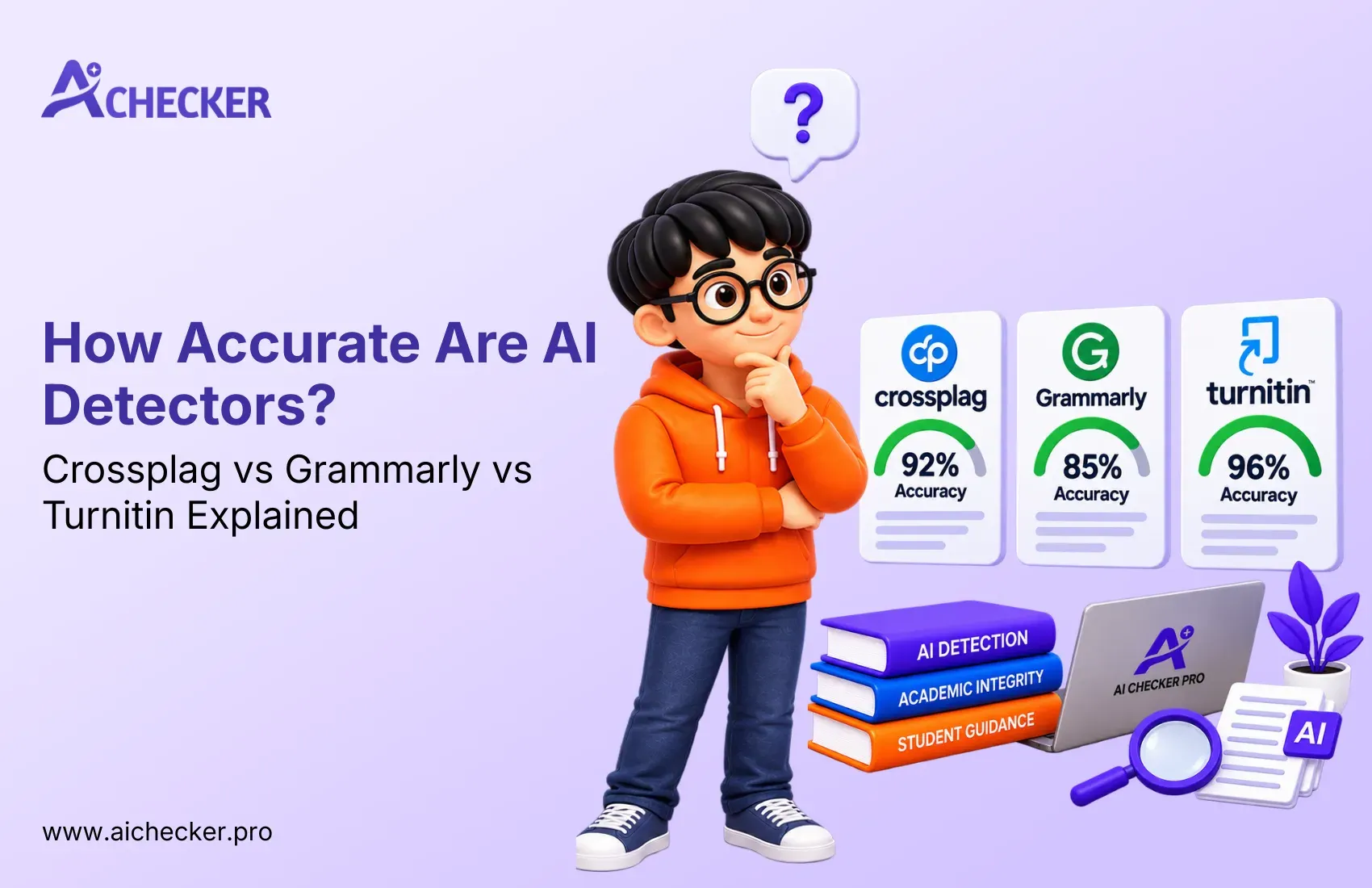 How Accurate Are AI Detectors? Crossplag vs Grammarly vs Turnitin Explained