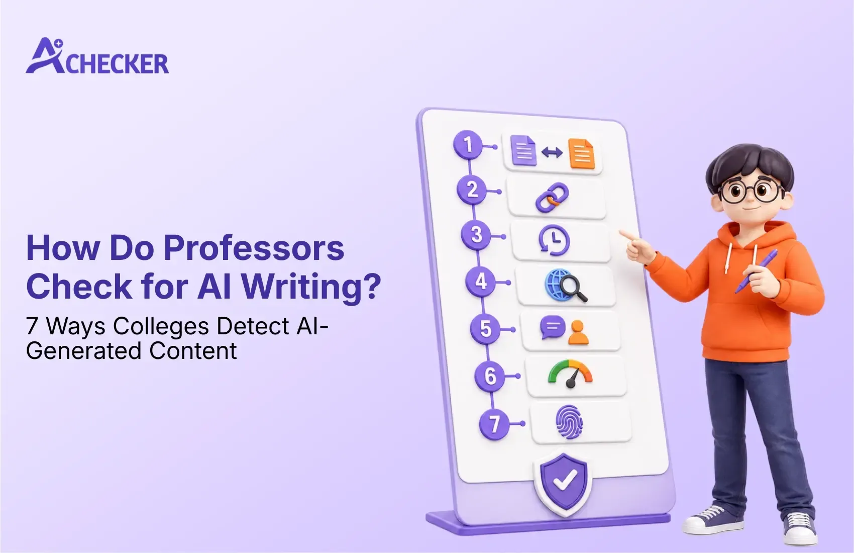 How Do Professors Check for AI Writing? 7 Ways Colleges Detect AI-Generated Content in 2026