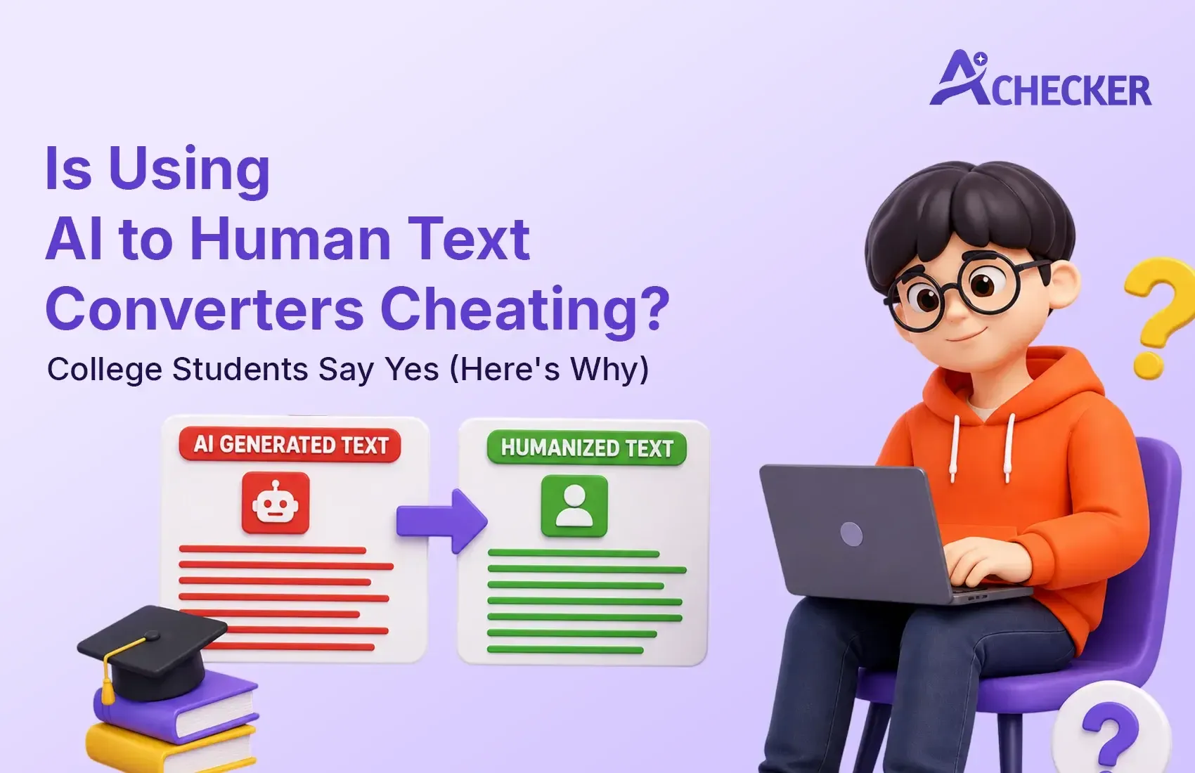 Is Using AI to Human Text Converter Cheating? | AIChecker.pro